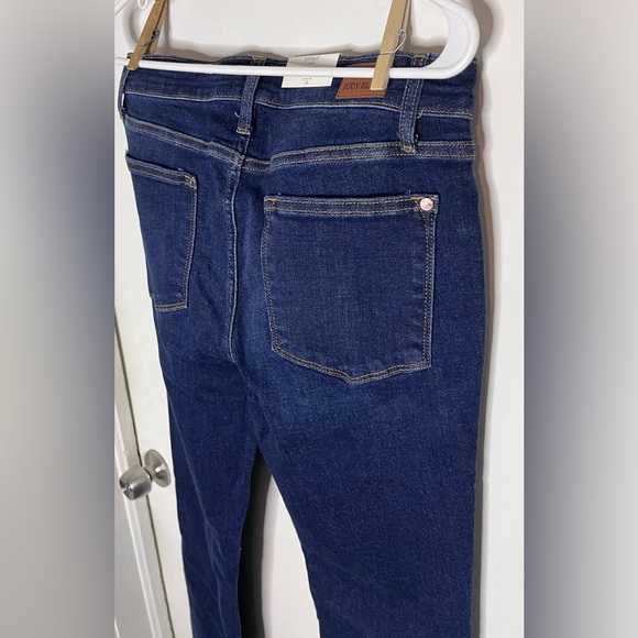 Judy Blue Women's Blue Mid Rise Boot Cut Jeans - Picture 10 of 12